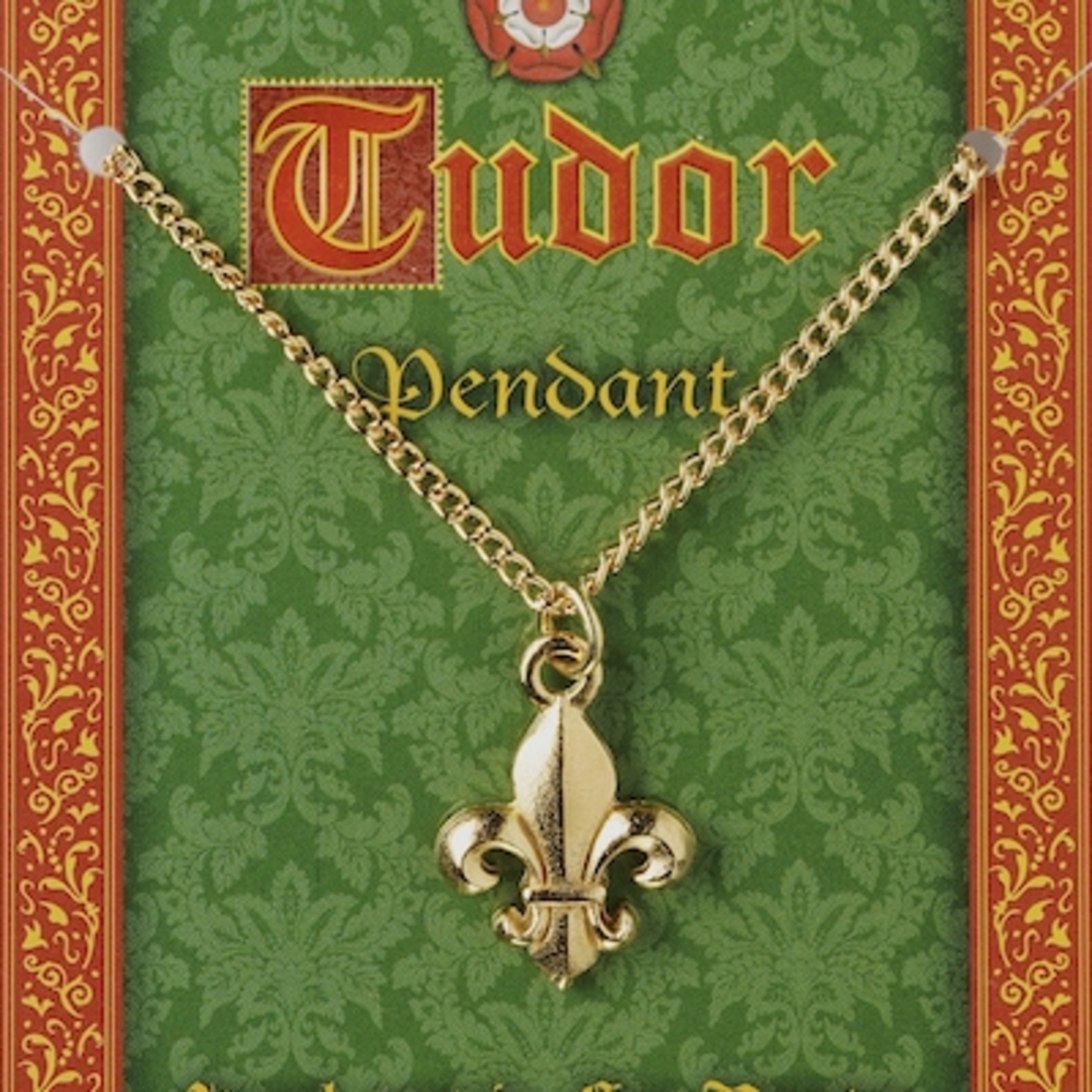 NWT - Westminter Abbey Gift Shop- Tudor Gold Pendant Necklace